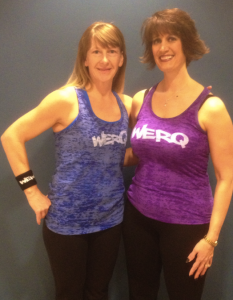 WERQ Instructor Karen Osborne (Pictured Left)WERQaholic Christine Hakimi (Pictured Right)
