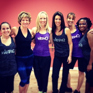 From left: MC Derin, Sonja Burns, Haley Stone, Wendy Preslan, Michelle O'Brien, Celeste Jeudy